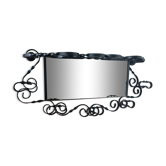 Wrought iron mirror