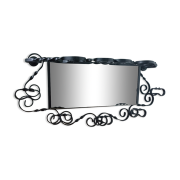 Wrought iron mirror