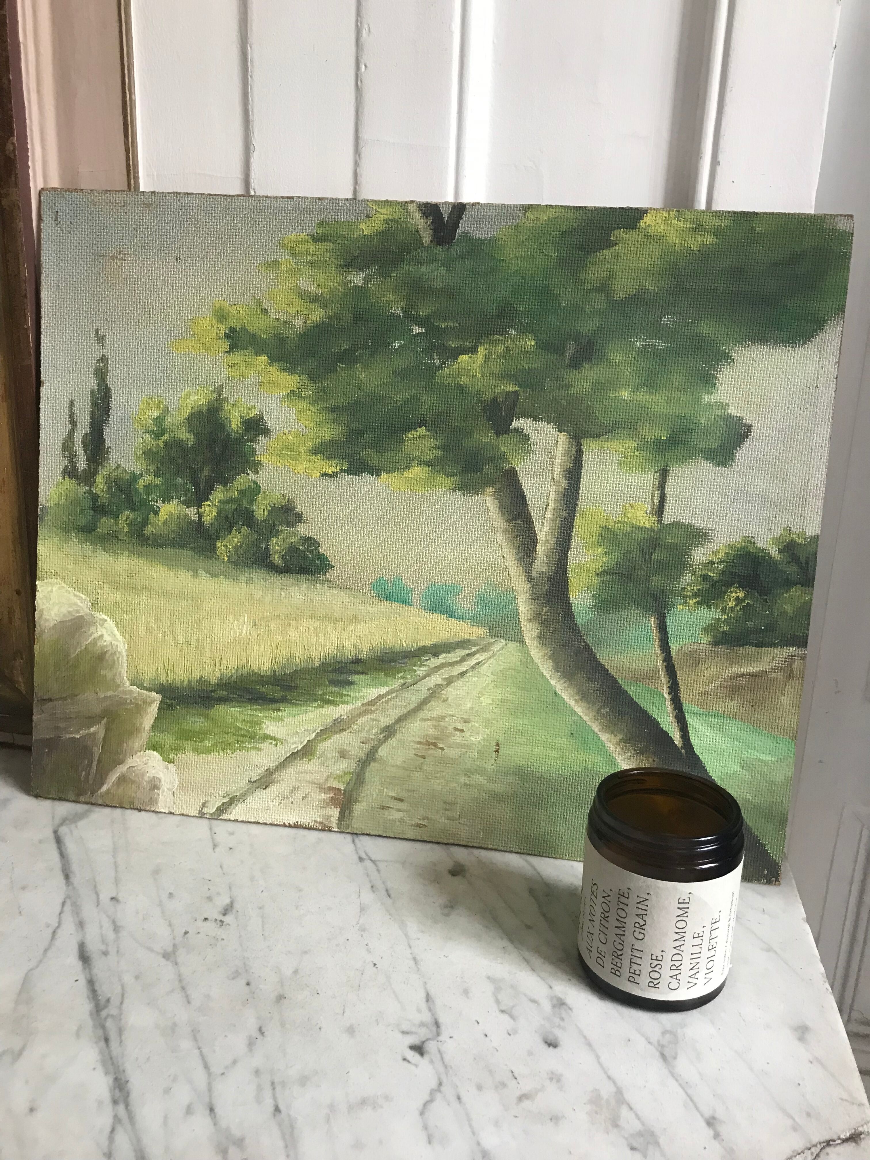 Landscape oil painting