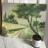 Peinture huile paysage