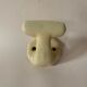 Antique hook in glazed terracotta / Ceramics, 1920, France