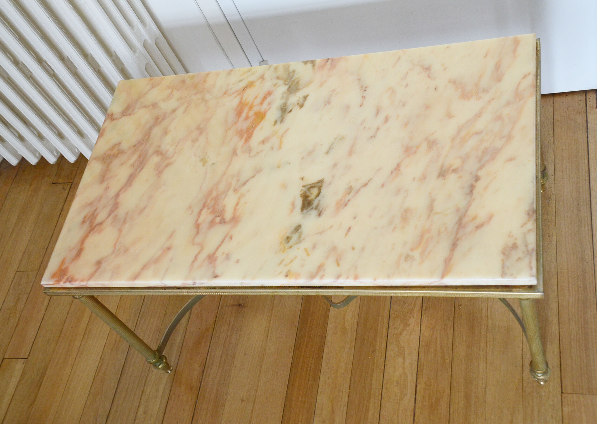 Table basse marbre années 60