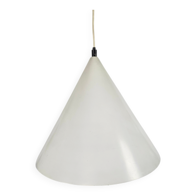 Lampe à pendentif conique minimaliste vintage - style billard Louis Poulsen - années 70