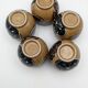 Tea set japan asia glazed stoneware decoration flower wicker handle