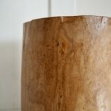 Vase XL en bois brutaliste