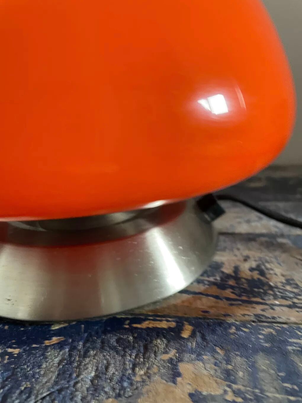 Mushroom lamp orange touch UFO touch