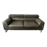 Italian leather sofa by Gabrielle Ghetti for Gamma