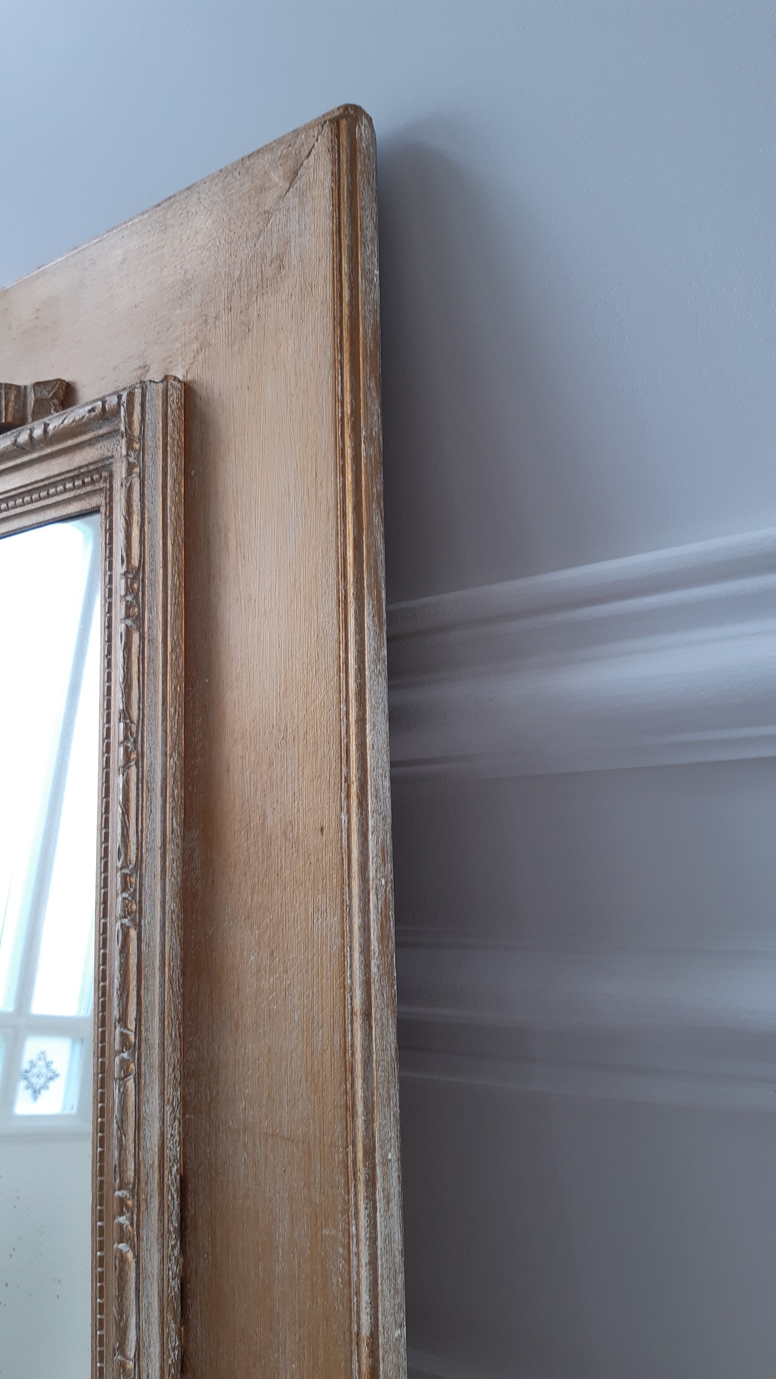 Gilded wooden mirror early twentieth century