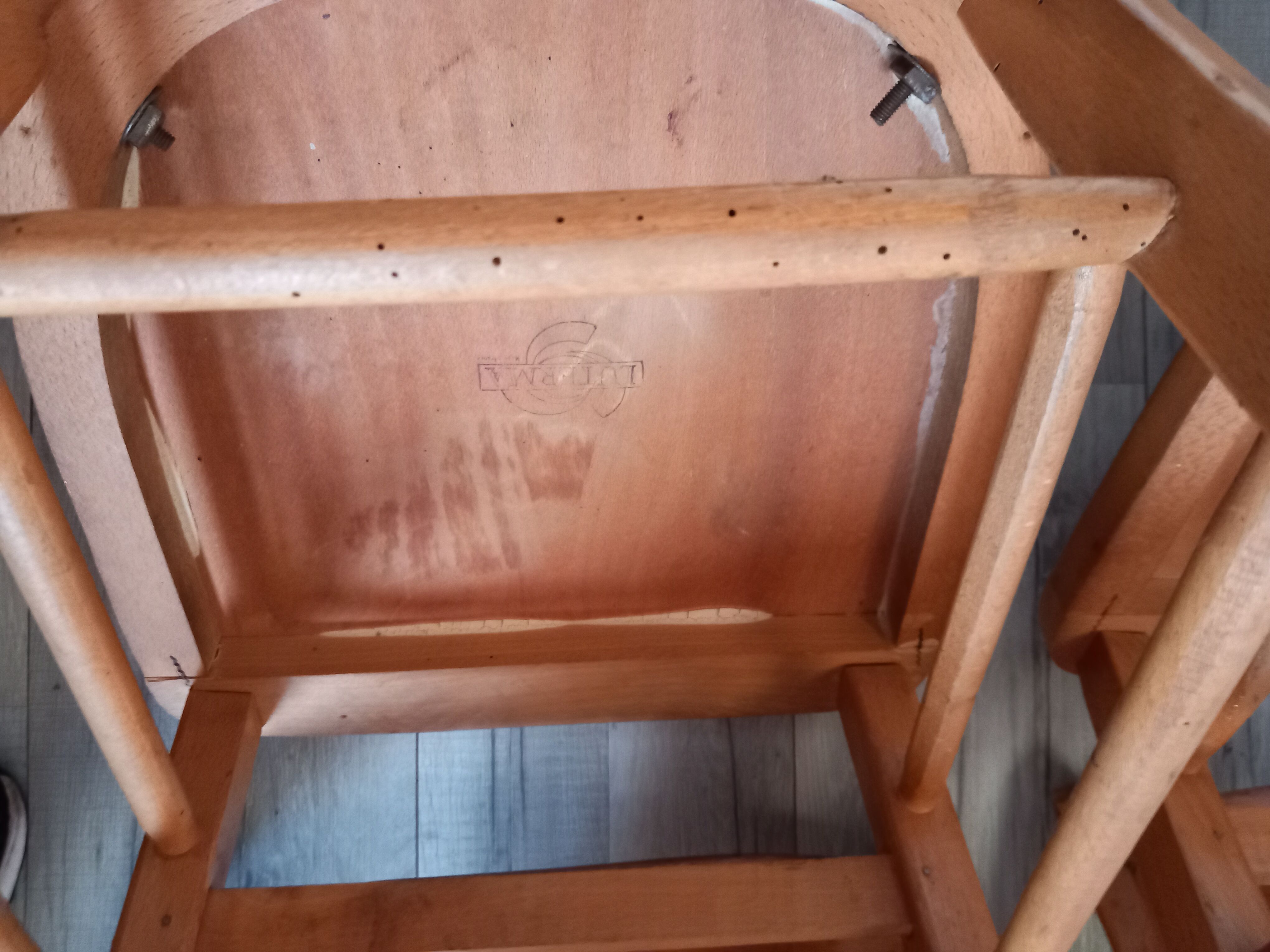 6 chairs luterma 1950