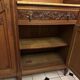 Large art deco sideboard with marble top and mirror