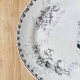 8 flat plates - Ironstone - Choisy-le-Roi