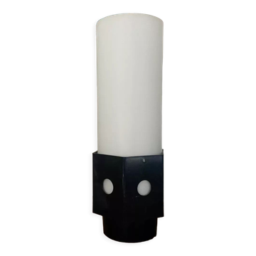 Lampe en verre et plastique années 70
