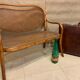 Children's sofa curved wood