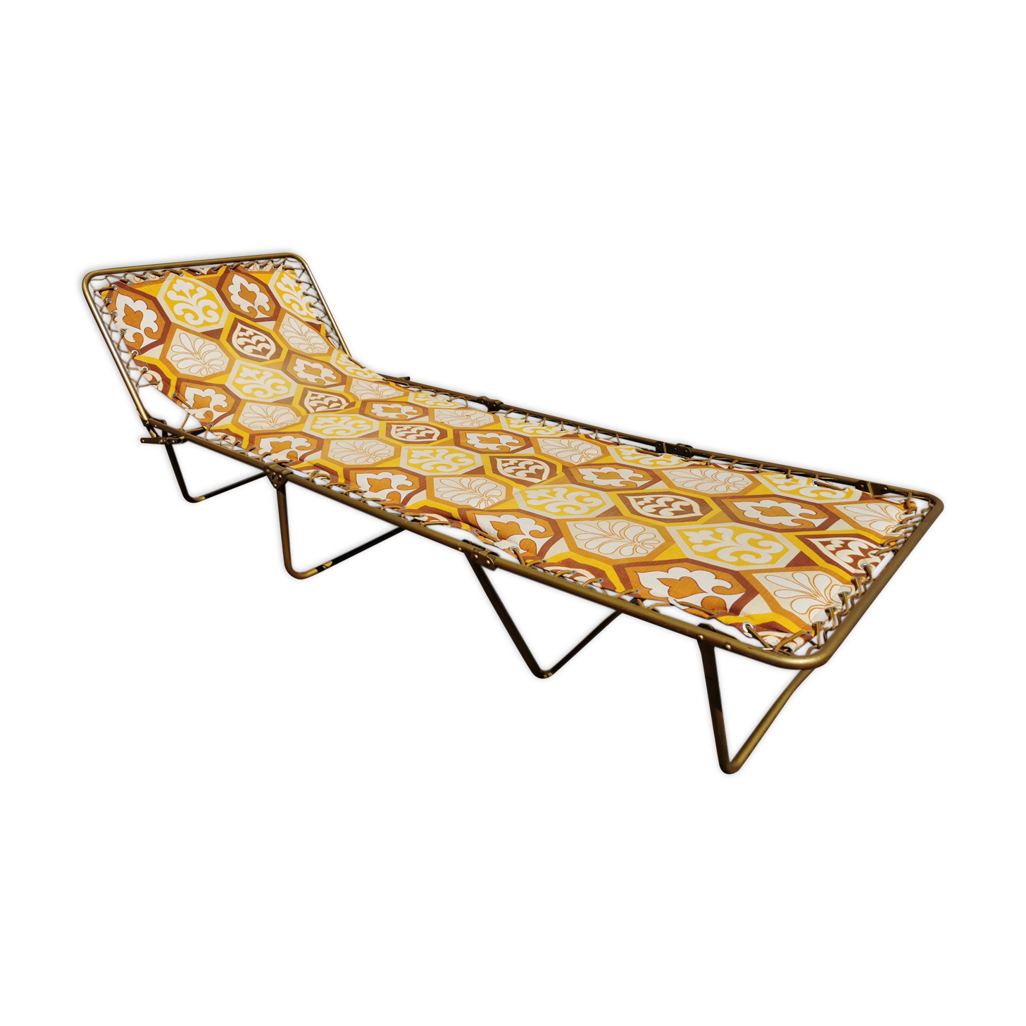 Vintage sunbed sunbed Folding extra bed