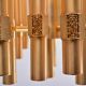 Golden chandelier by Angelo Brotto for Esperia Italia