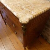 Louis XVI-style dresser marked on marble