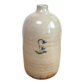 Handmade soliflore vase in glazed terracotta