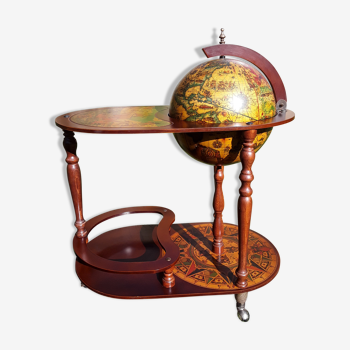 Meuble bar globe vintage