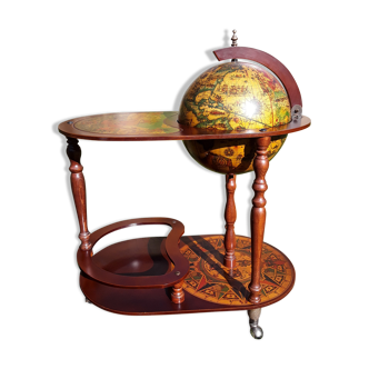Meuble bar globe vintage