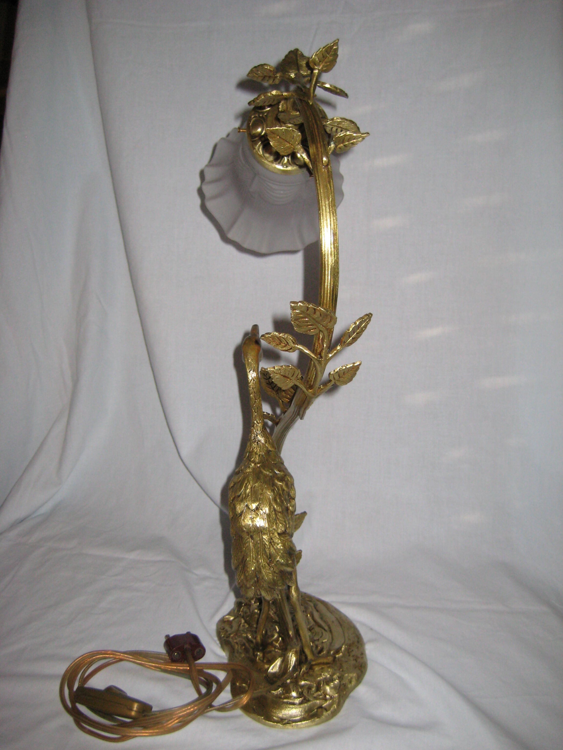 Bronze lamp art nouveau