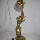 Bronze lamp art nouveau