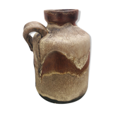 Ancient sided jug in flamed sandstone