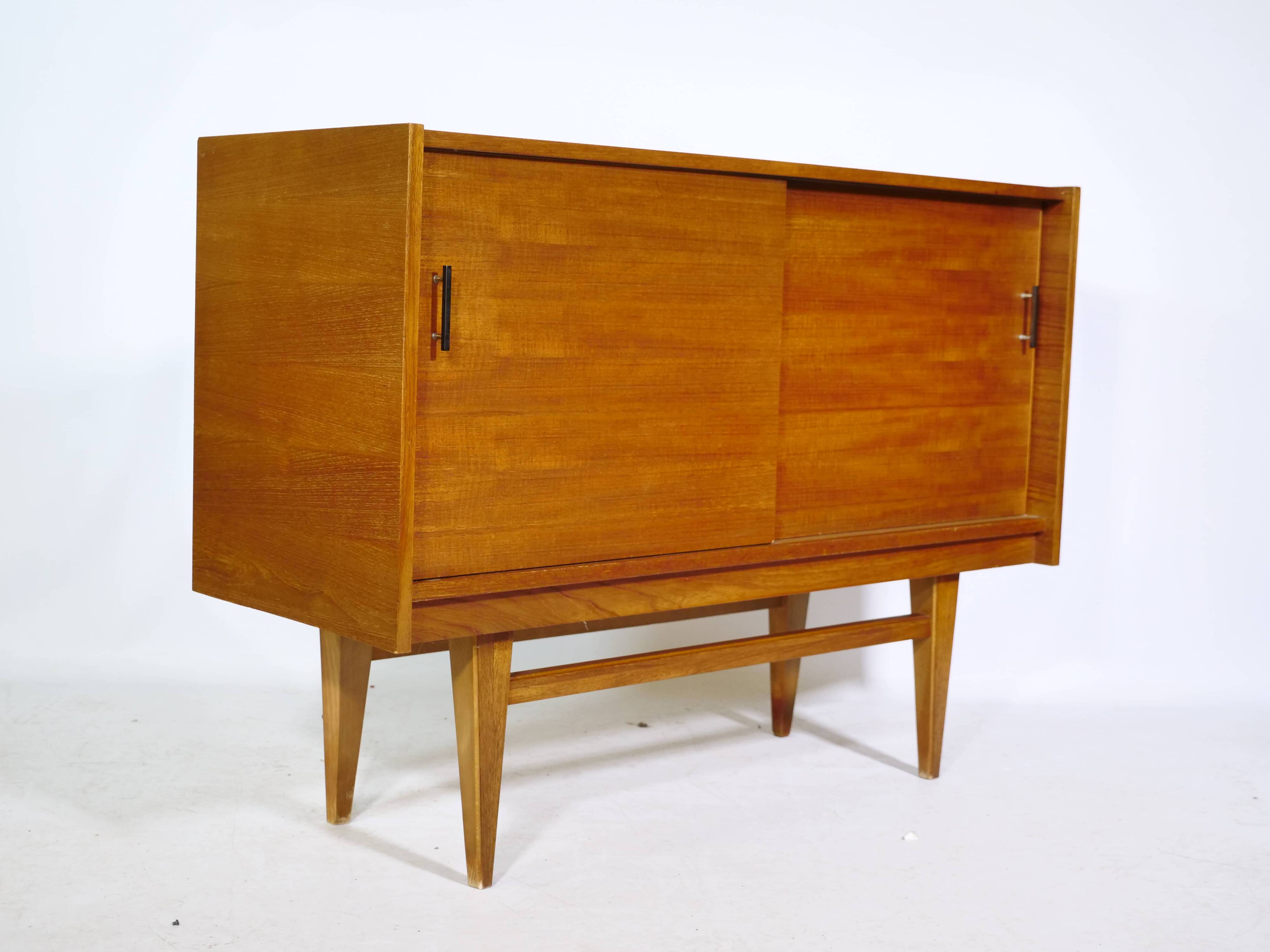 Mid-Century Teak Design Sideboard by Schwaco Möbel, Germany, 1960s