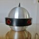 Space Age "Saturn" pendant light, 1970, aluminum, metal, resin