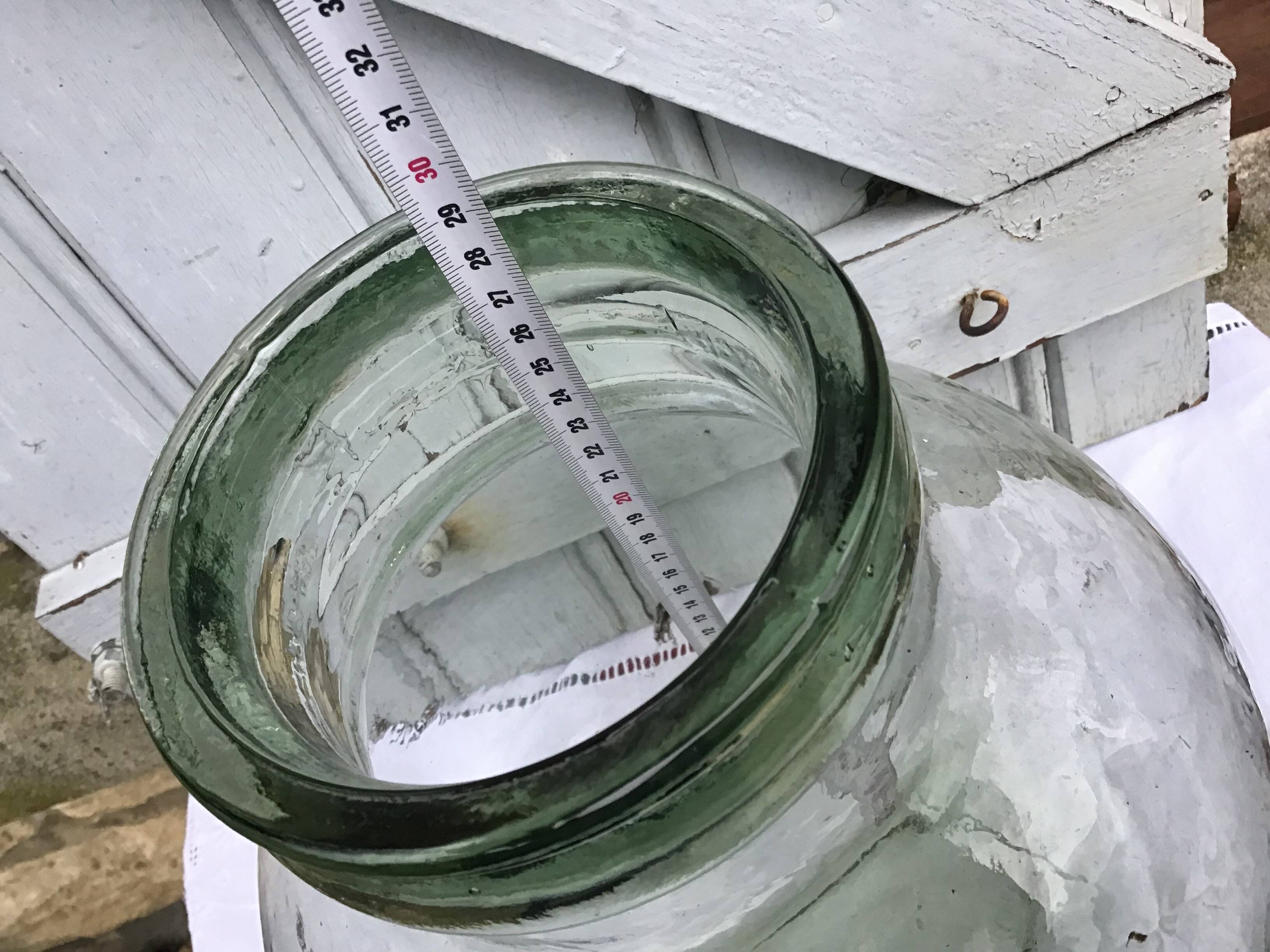 Vintage glass carboy
