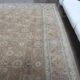 1970s Vintage Persian Handmade Wool Cotton Light Brown Area Rug 290x372