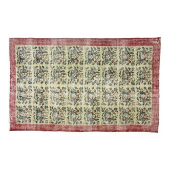 Anatolian handmade vintage rug 266 cm x 167 cm