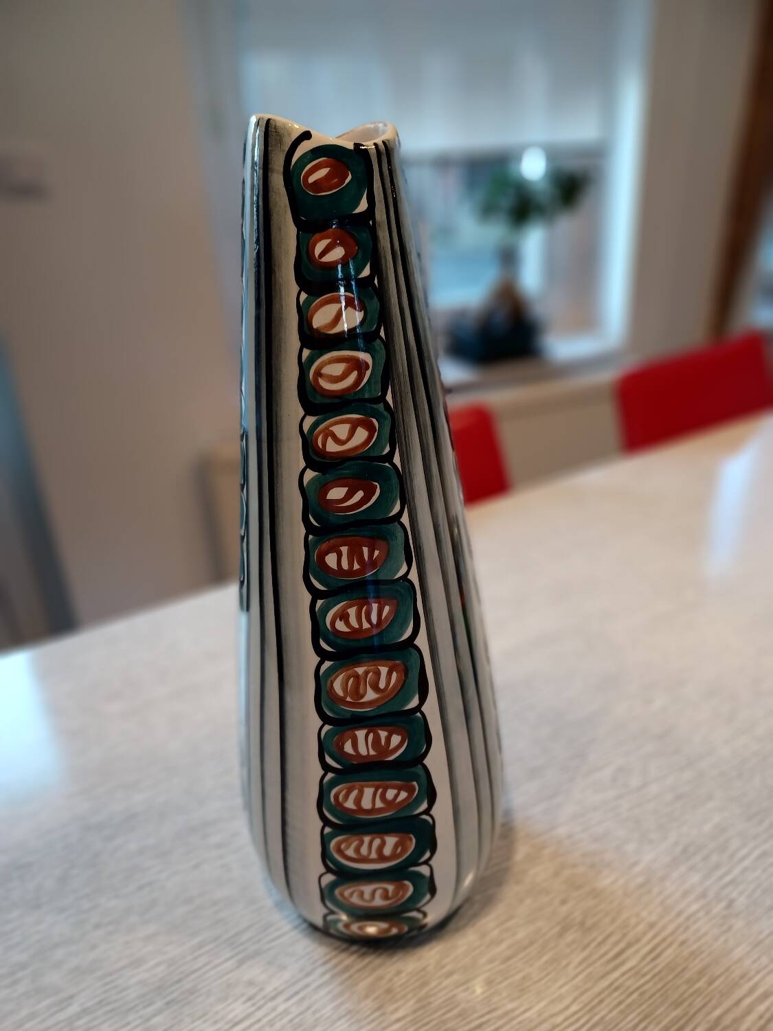 Large Polish Boleslawiec vase