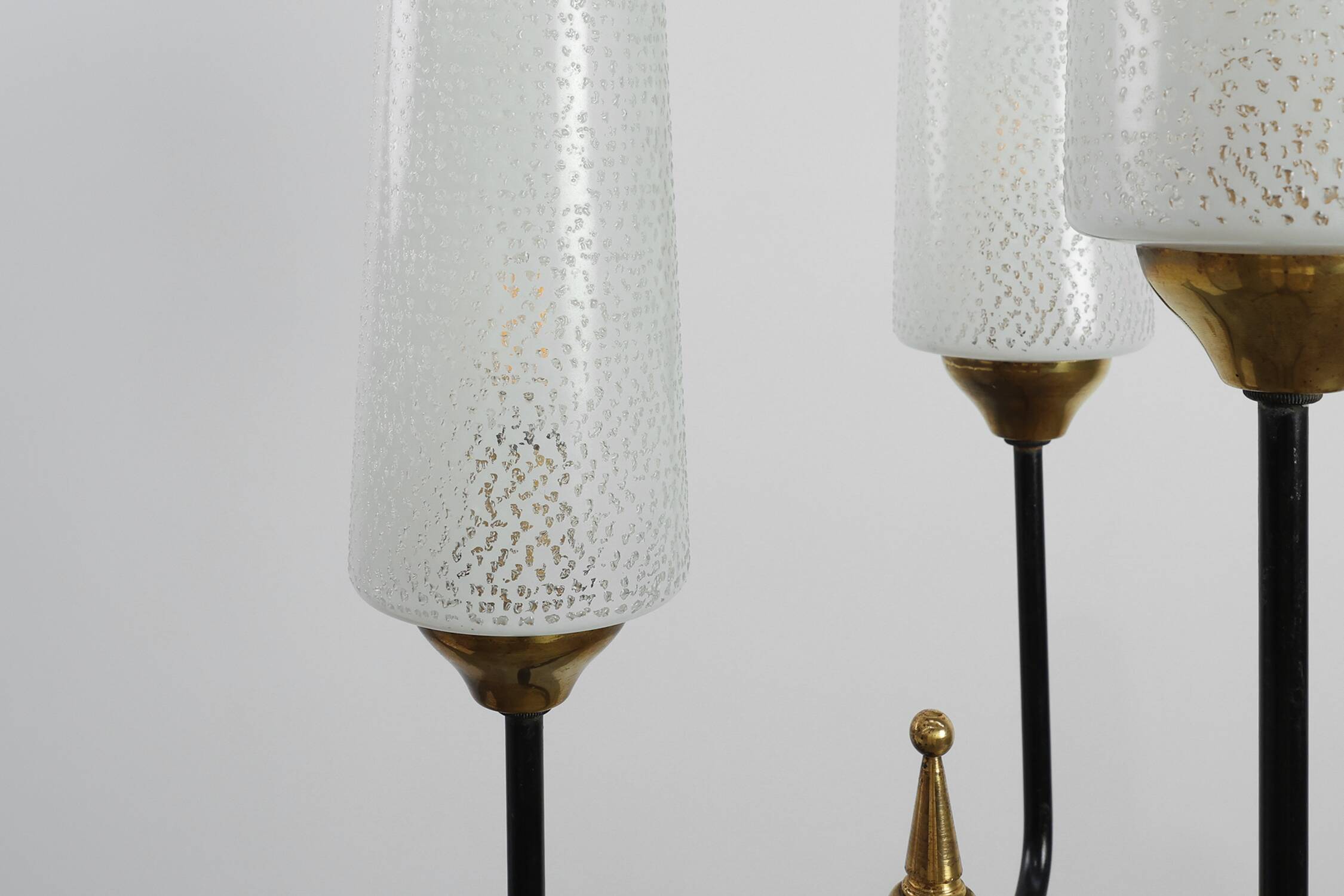 Maison Arlus Three‑Light Floor Lamp, France, 1950