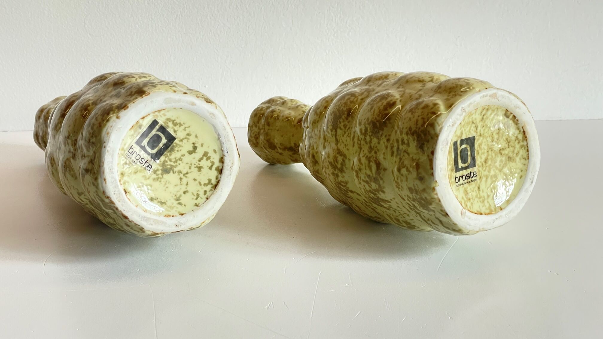 Pair of ceramic vases design broste - denmark