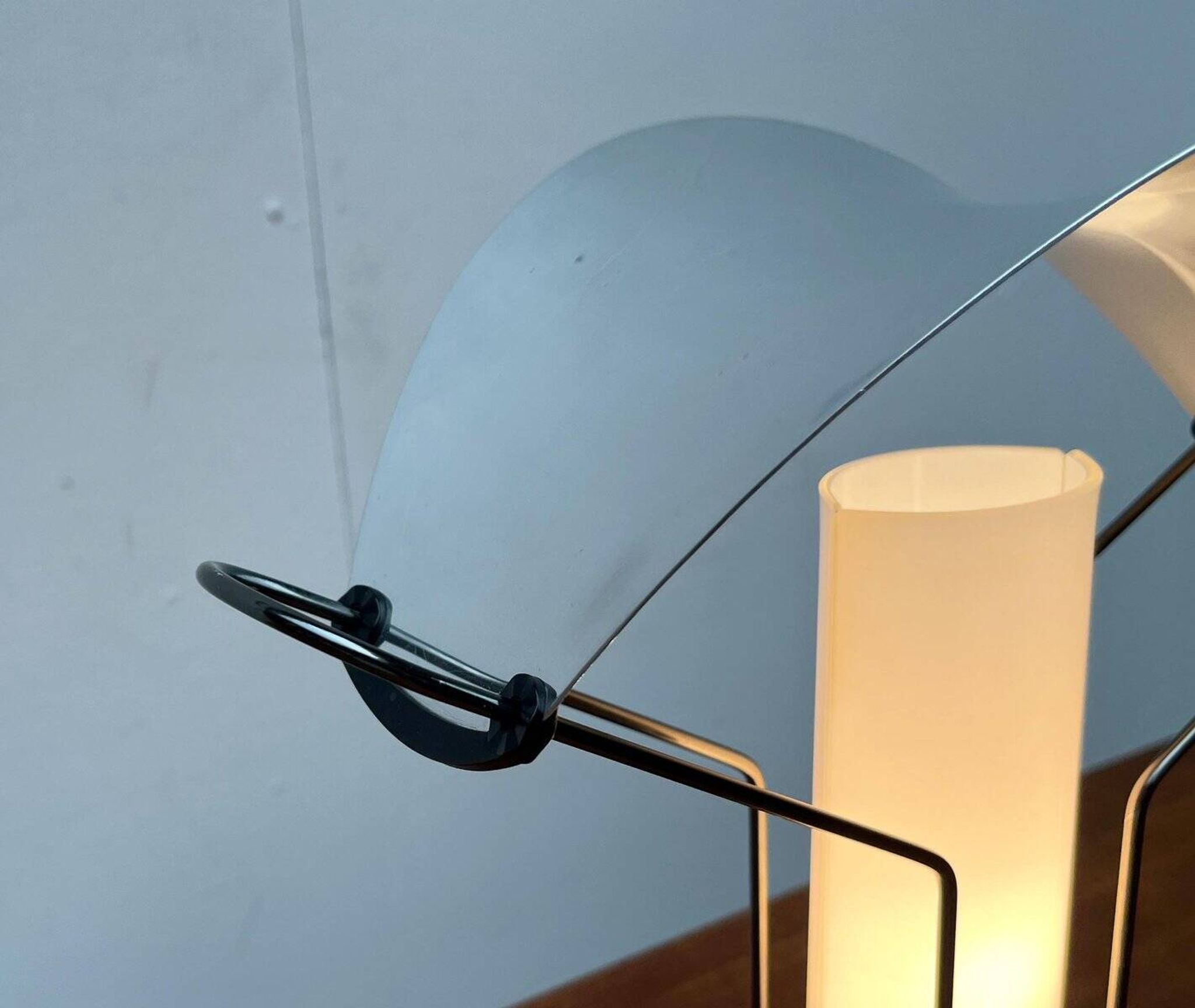 Postmodern Italian table lamp Palio by Perry King, S. Miranda for Arteluce, 1980s.