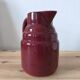 Vintage earthenware pitcher PL France