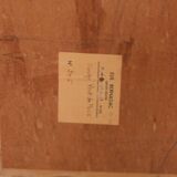 French Oil on Panel – “Port de Nice” by Elie Bernadac (1913–1999)