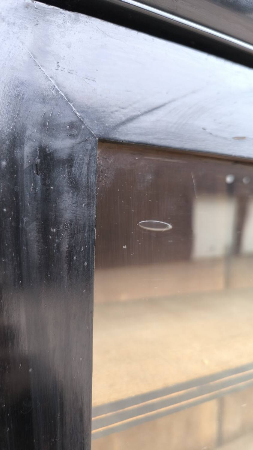 Lacquered oak bookcase 1860