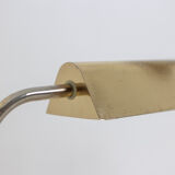 Gilded brass bookcase lamp, 1970s