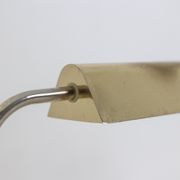Lampe de bibliothèque en laiton doré, années 1970