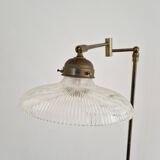 Articulated brass floor/reading lamp, 1970s