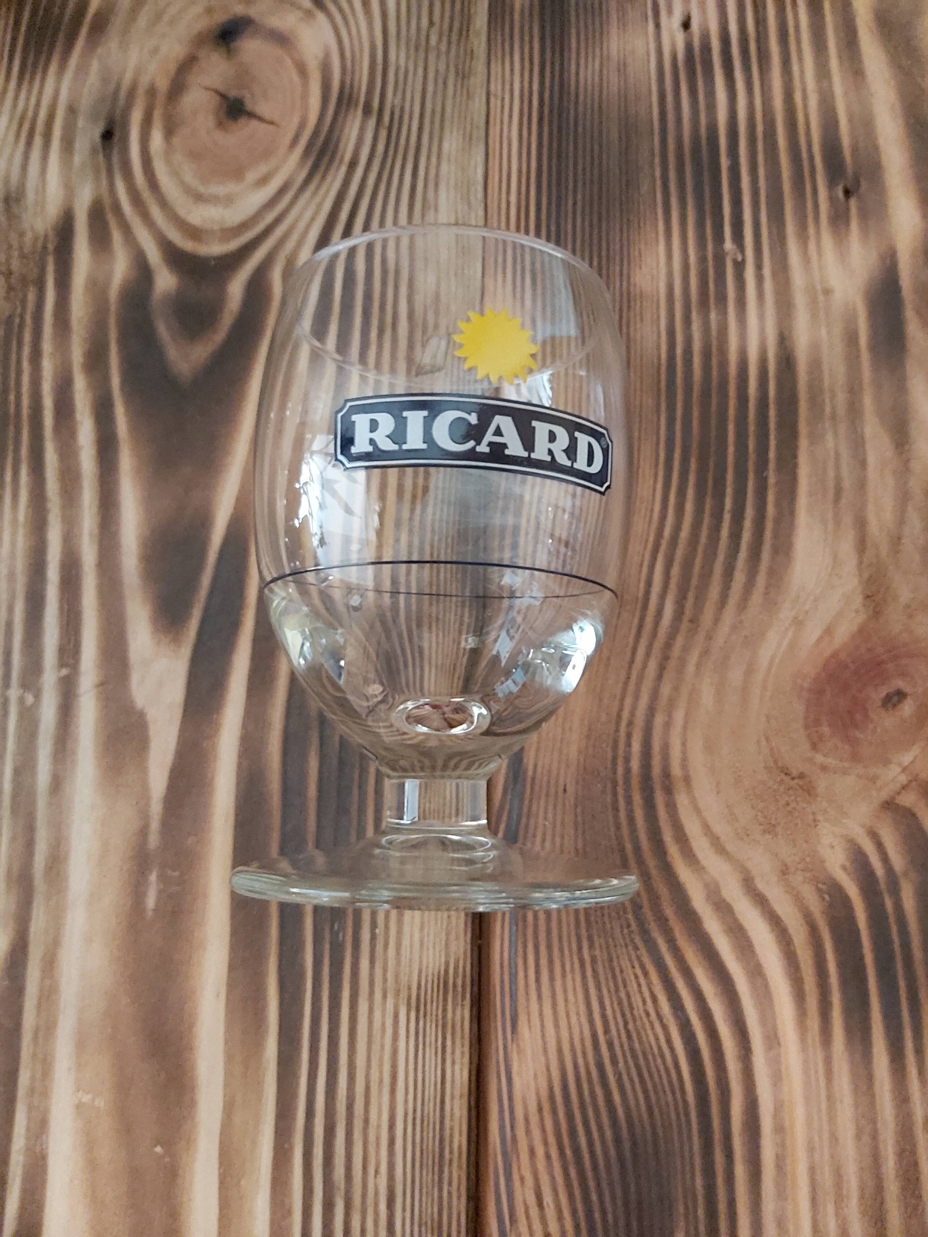 Set of 6 Ricard balloon glasses