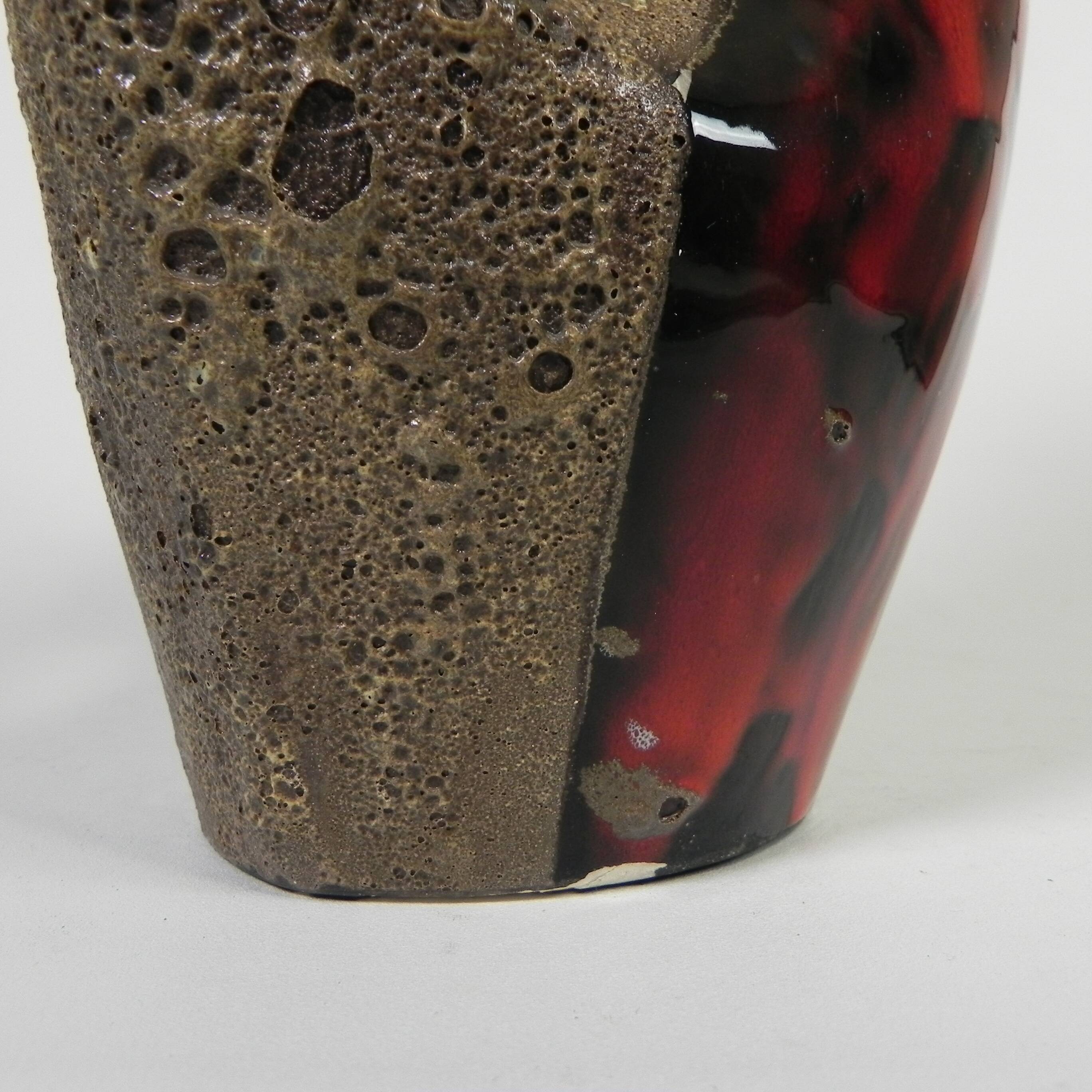 Vallauris Fat Lava Vase, 1950s
