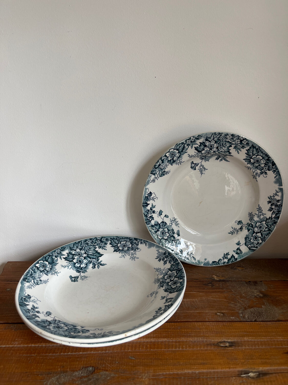 3 deep plates Terre de Fer