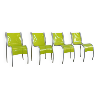 Chaises design FPE de Ron Arad pour Kartell - lot de 4