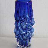 1960's Flower Vase by Pavel Hlava for Novy Bor Glasswork