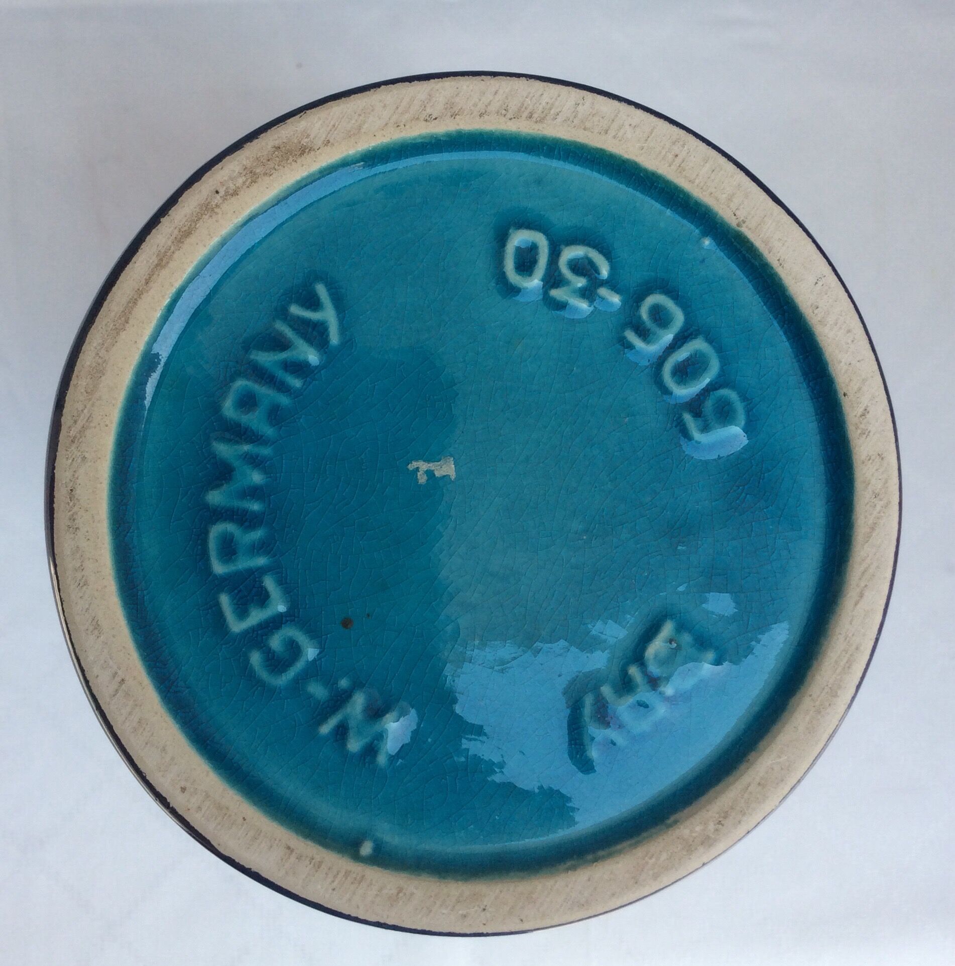 Vase en céramique Bay West Germany, années 60