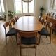 Table extensible Baumann en teck des années 60, (2 rallonges)