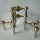 Set of Four Sculptural, Stackable Candle Holders Stoffi & Nagel for BMF Nagel