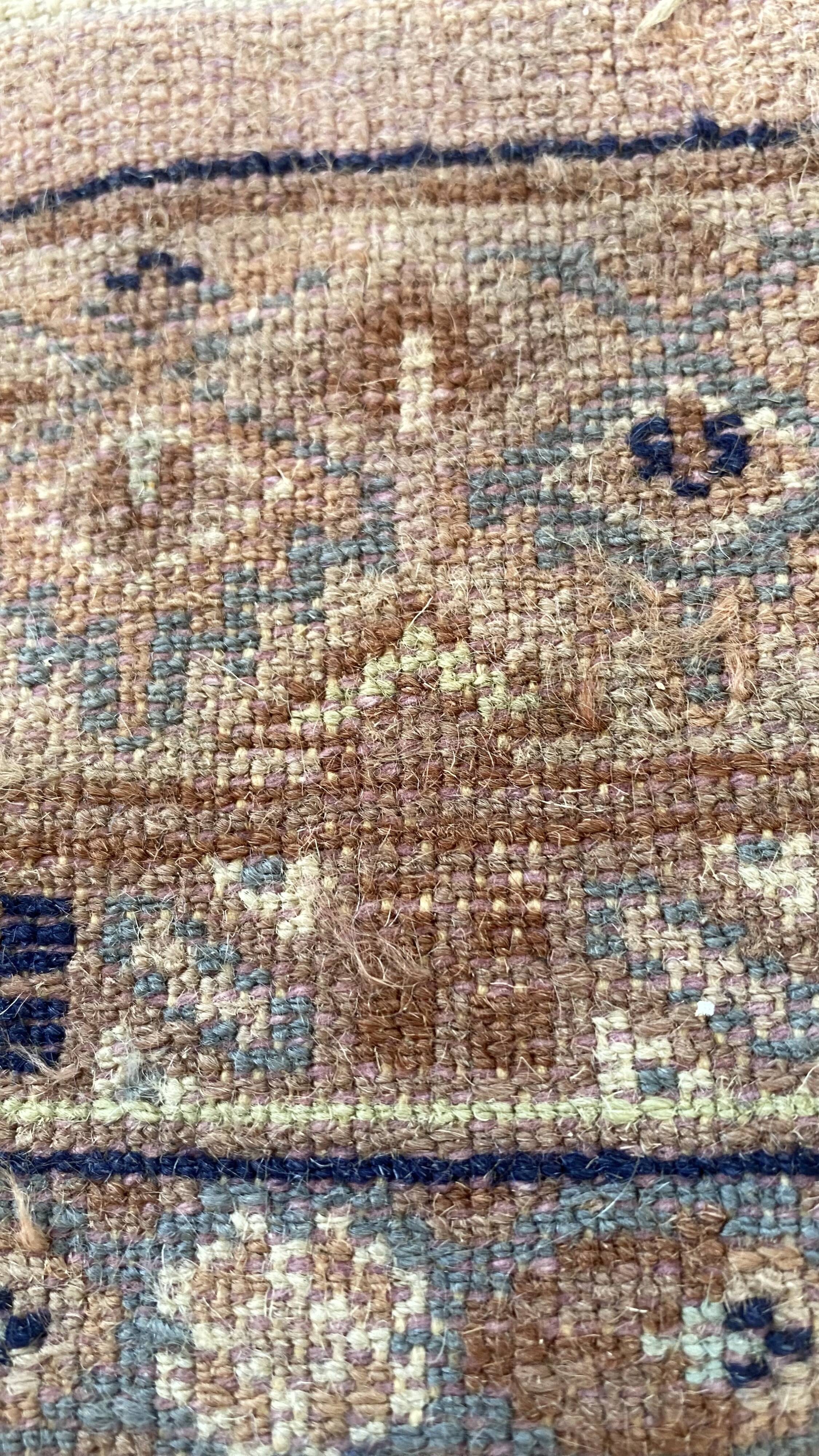 Large handmade Caucasian rug - 274x185 cm - Certificate of authenticity